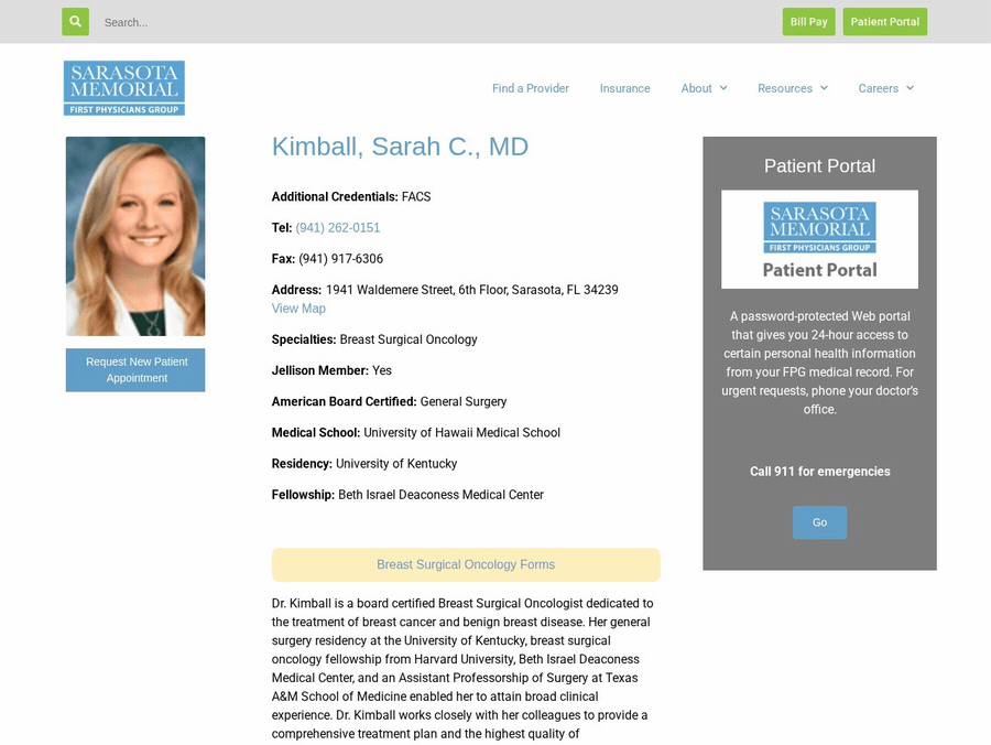 Dr. Sarah C. Kimball