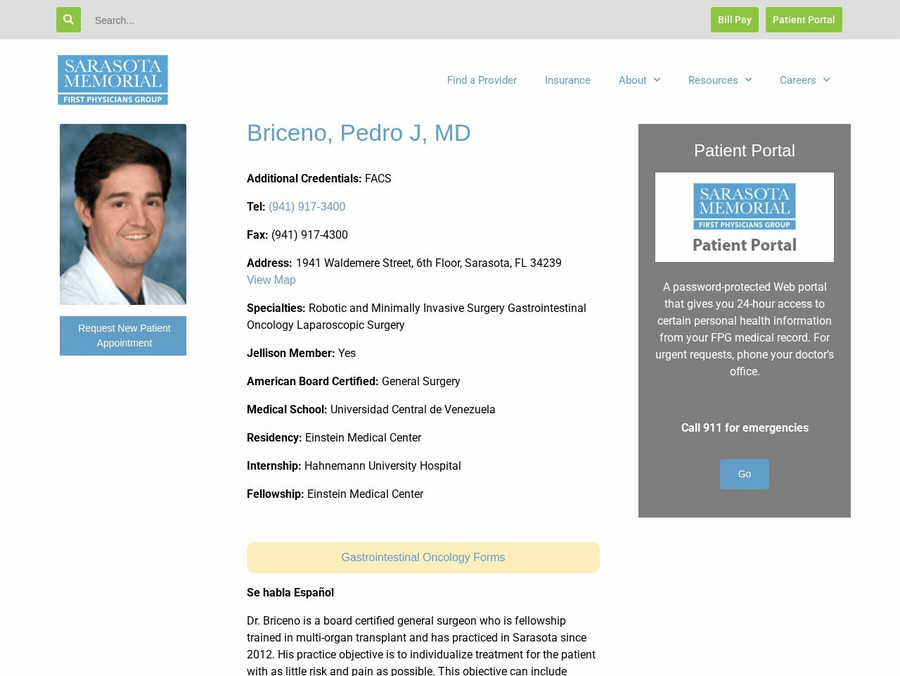 Dr. Pedro J. Briceno